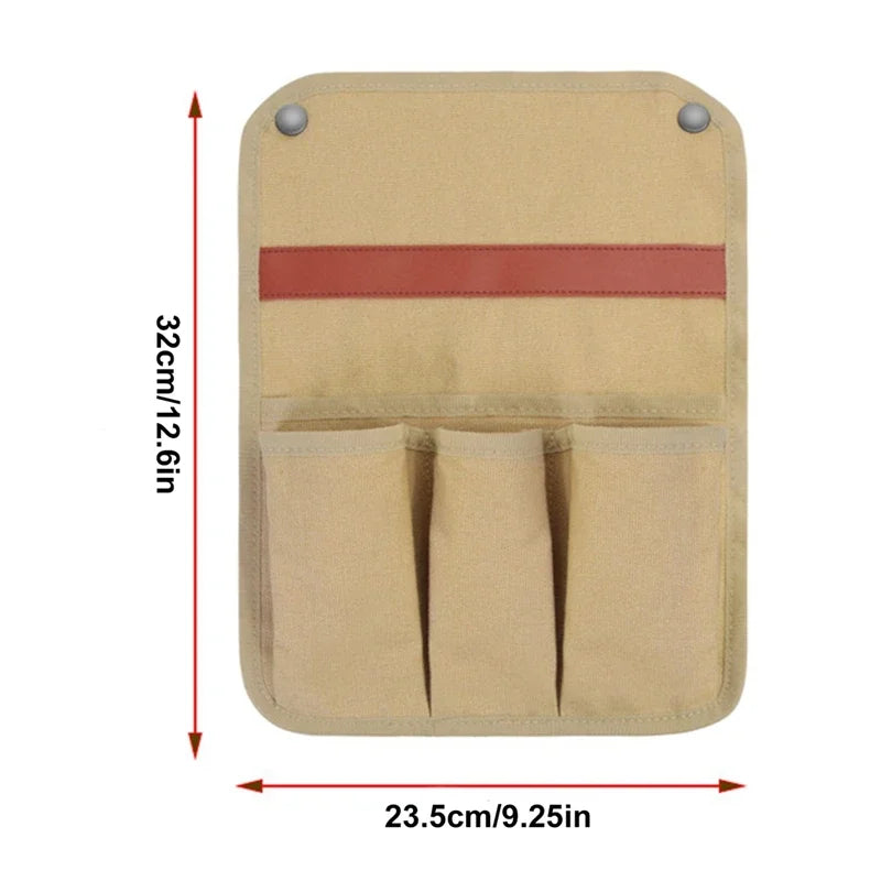 Bolsas de almacenamiento con reposabrazos para silla de acampada al aire libre, bolsas colgantes laterales portátiles para silla de playa, bolsa organizadora para pesca, Camping y senderismo, 1 ud.