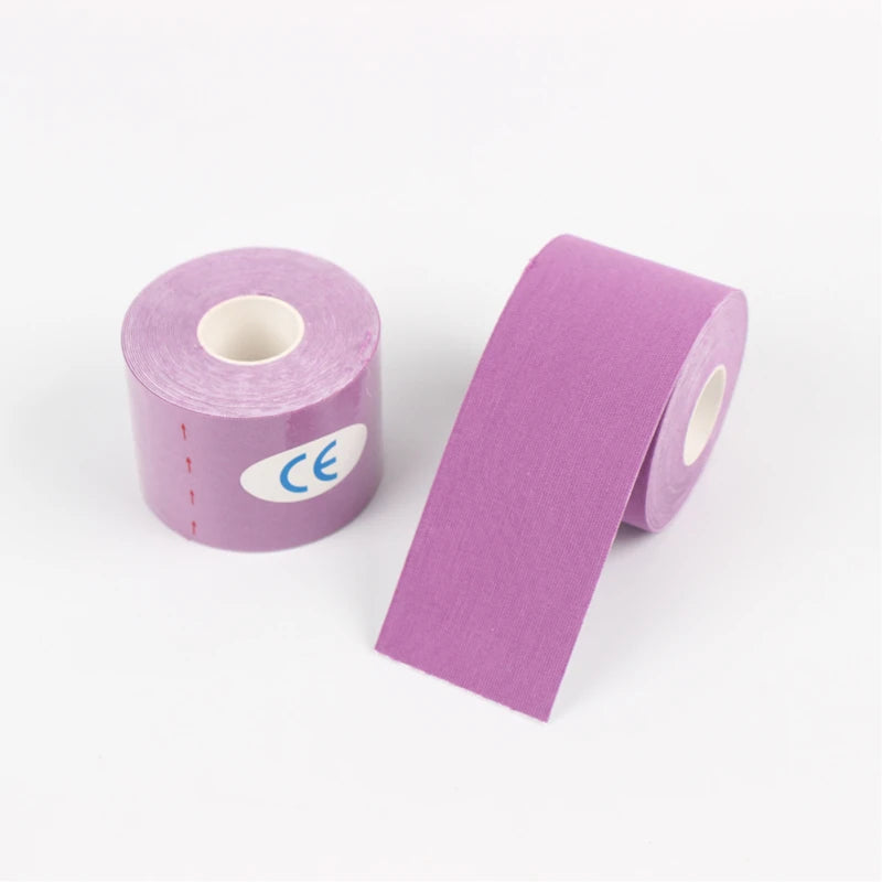 Cinta deportiva de kinesiología muscular, parche elástico para aliviar el dolor de rodilla, pegatinas de recuperación atlética, vendajes de Fitness, 5-10 cm