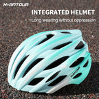 Cascos de bicicleta para adultos, cascos de seguridad anticolisión para bicicleta de montaña, ultraligeros, transpirables, moldeados integralmente