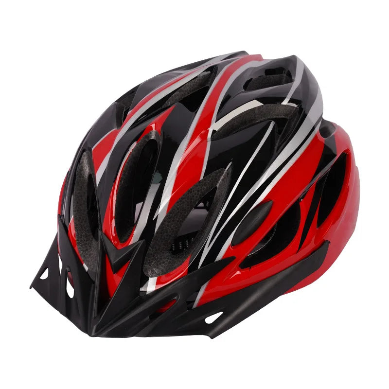Nuevo casco de ciclismo con forro cómodo, ligero, hueco, para hombres y mujeres, seguridad de conducción ajustable, protección para la cabeza, bicicleta, casco MTB