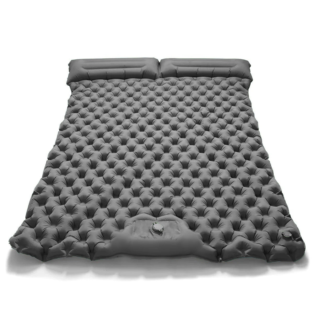 Colchón inflable doble para acampar al aire libre, colchoneta para dormir Extra ancha, cama plegable ultraligera, colchoneta para dormir, colchoneta de viaje para coche