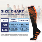 1 par de calcetines deportivos de compresión para mujeres y hombres, calcetines de soporte para pantorrilla para correr, enfermeras, vuelo, embarazo, circulación atlética