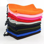 Bufanda de tubo de cuello a prueba de viento para hombre y mujer, pañuelo cálido de lana para invierno, máscara de media cara, ciclismo, deporte de esquí, Camping, senderismo