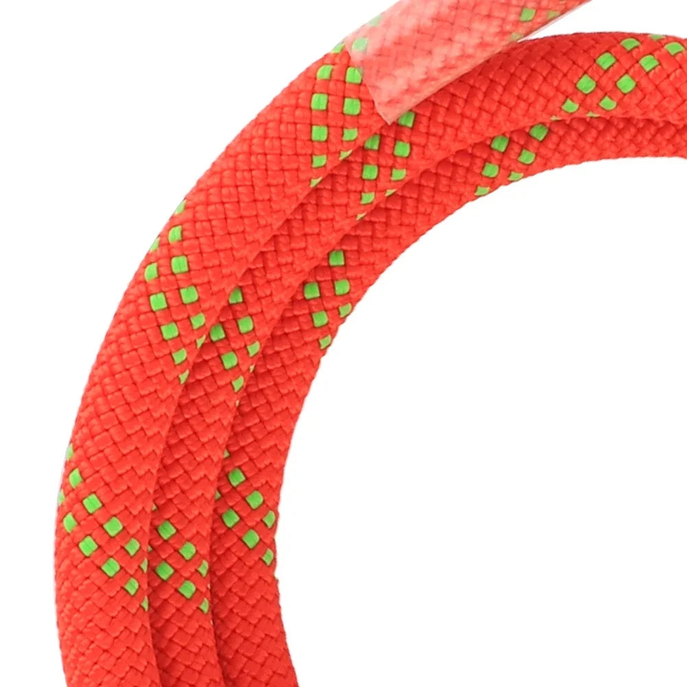 Cuerda para escalada en roca al aire libre, cuerda estática de 10,5mm, 20kN, protector de ojo a ojo, cordón precocido, eslinga, equipo de montañismo