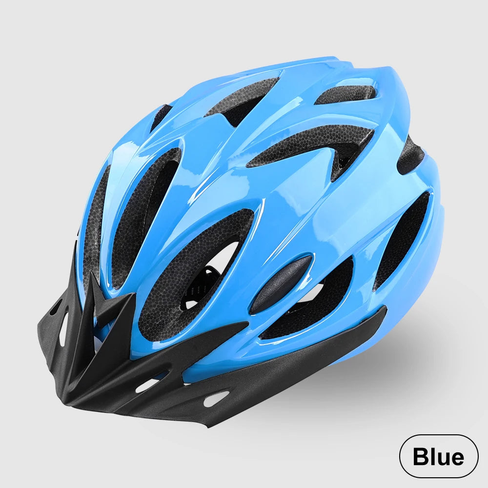 Casco de bicicleta para hombre y mujer, cascos de seguridad ajustables para ciclismo, ala extraíble transpirable para bicicleta de montaña y carretera, casco con capa amortiguadora EPS