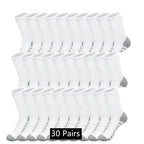 10/20/30 pares de calcetines clásicos para hombre, calcetines deportivos Unisex para correr, baloncesto, antideslizantes, calcetines transpirables para exteriores para hombre