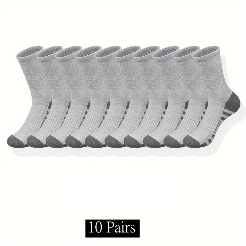 10/20/30 pares de calcetines clásicos para hombre, calcetines deportivos Unisex para correr, baloncesto, antideslizantes, calcetines transpirables para exteriores para hombre