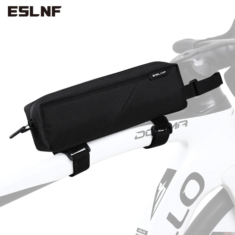 Bolsa para tubo superior de bicicleta, bolsa ligera y estable para cuadro de bicicleta de montaña y carretera