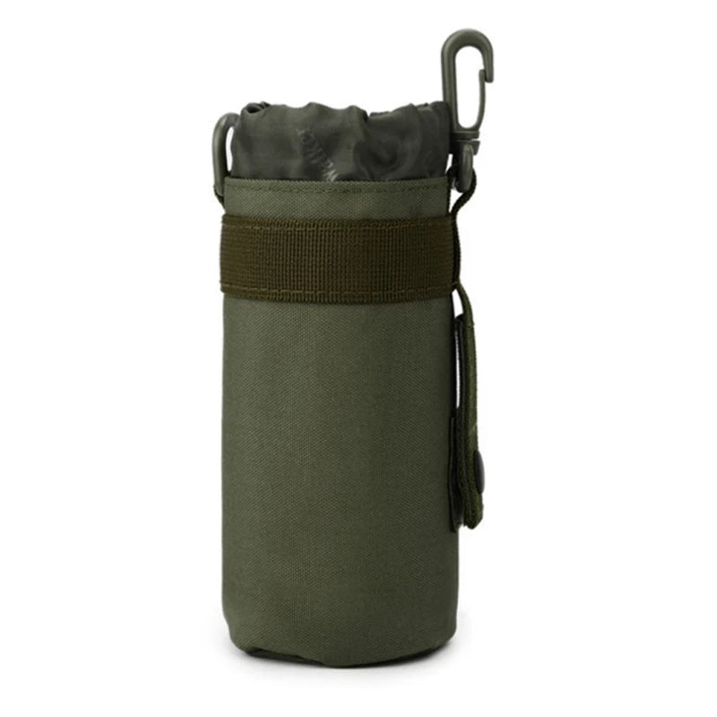 Bolsa portabotellas G92F, bolsa táctica nailon para botella agua portabotellas para acampar, senderismo