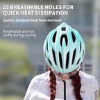 Cascos de bicicleta para adultos, cascos de seguridad anticolisión para bicicleta de montaña, ultraligeros, transpirables, moldeados integralmente