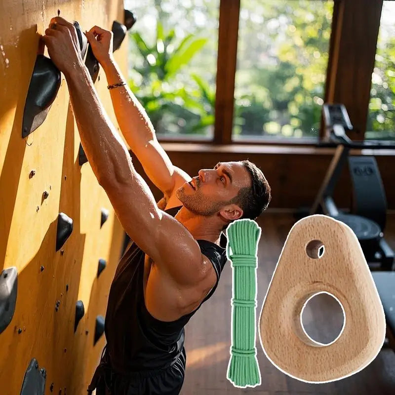 Presa de escalada en roca, agarre ergonómico, tabla de escalada en roca, equipo de entrenamiento portátil para entrenamiento de fuerza de mano y dedo