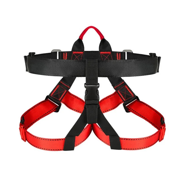 Arnés para exteriores, deportes, escalada en roca, equipo de protección de seguridad de medio cuerpo, soporte de cintura, herramientas de supervivencia aérea para montaña