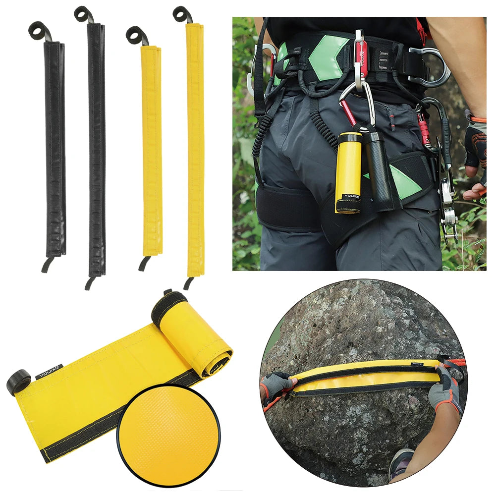 Ccubierta protectora de cuerda de escalada Protector de cuerda de escalada en roca de PVC ligero equipo de rappel antidesgaste
