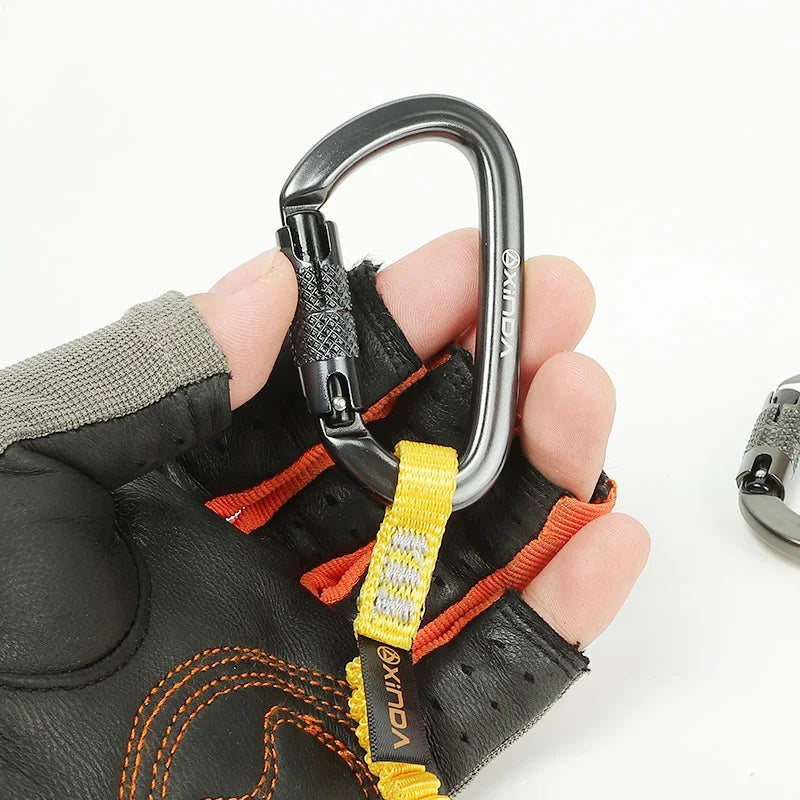 Xinda-cordón de herramienta de seguridad con gancho de mosquetón, cuerda de seguridad anticaída, accesorios de escalada para trabajo aéreo