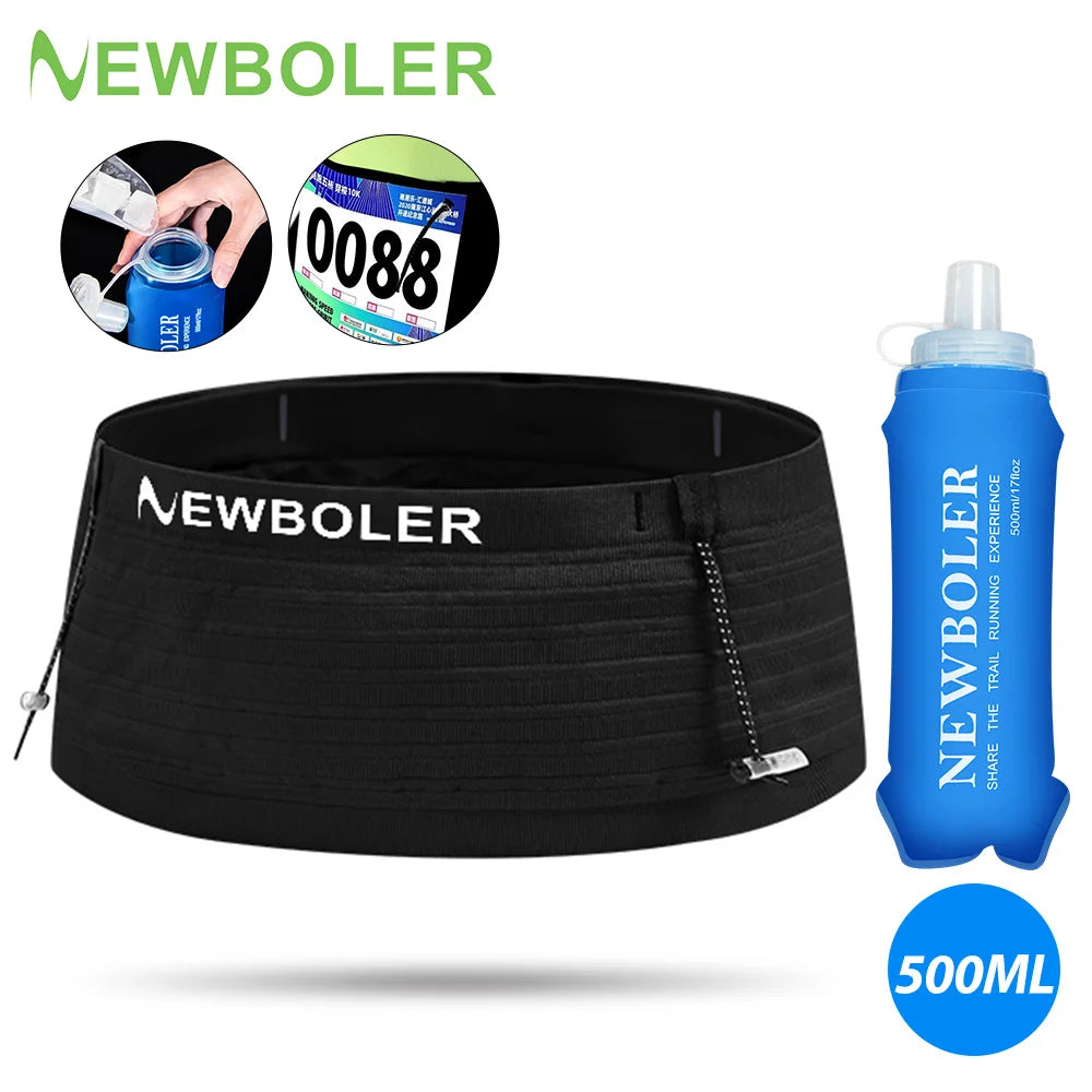 Riñonera deportiva elástica para correr, triatlón, carrera de maratón, ciclismo, montañismo, riñonera para teléfono