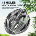 Casco de bicicleta para hombre y mujer, cascos de seguridad ajustables para ciclismo, ala extraíble transpirable para bicicleta de montaña y carretera, casco con capa amortiguadora EPS