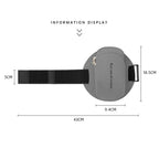 Brazalete impermeable para exteriores, bolsa de muñeca deportiva para correr, soporte para teléfono con conector para auriculares, bolsa móvil