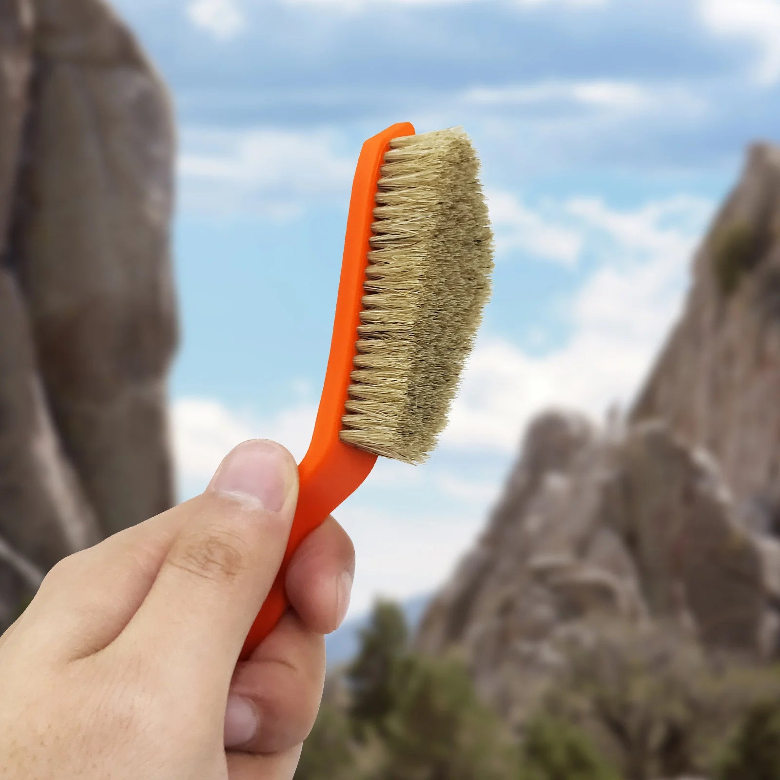 Cepillo de escalada y remojo de cerdas de jabalí con mango ergonómico, suministros para el hogar, productos para el hogar