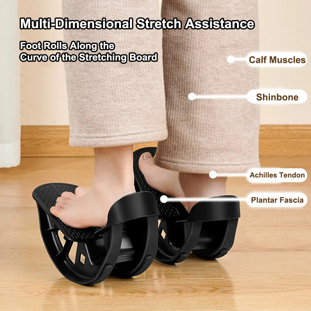 Tabla portátil para pantorrilla y tobillo, tabla elástica basculante para pies, Yoga, gimnasio, Fitness, deportes, recuperación, Pedal de masaje, tabla de equilibrio, entrenador