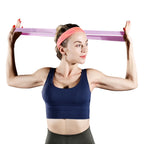 Bandas de resistencia deportivas para yoga y entrenamiento en casa, bandas elásticas de resistencia para Fitness, estiramiento, Pilates, Crossfit, entrenamiento, equipo de gimnasio