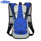 Paquete de hidratación, mochila de hidratación aislada o vejiga de agua y almacenamiento sin BPA de 2L, mochila de senderismo para correr, andar en bicicleta, acampar