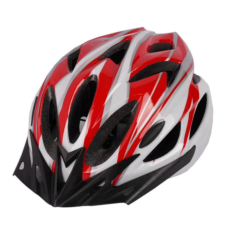 Nuevo casco de ciclismo con forro cómodo, ligero, hueco, para hombres y mujeres, seguridad de conducción ajustable, protección para la cabeza, bicicleta, casco MTB