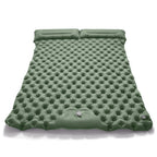 Colchón inflable doble para acampar al aire libre, colchoneta para dormir Extra ancha, cama plegable ultraligera, colchoneta para dormir, colchoneta de viaje para coche
