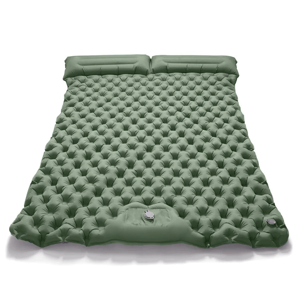 Colchón inflable doble para acampar al aire libre, colchoneta para dormir Extra ancha, cama plegable ultraligera, colchoneta para dormir, colchoneta de viaje para coche