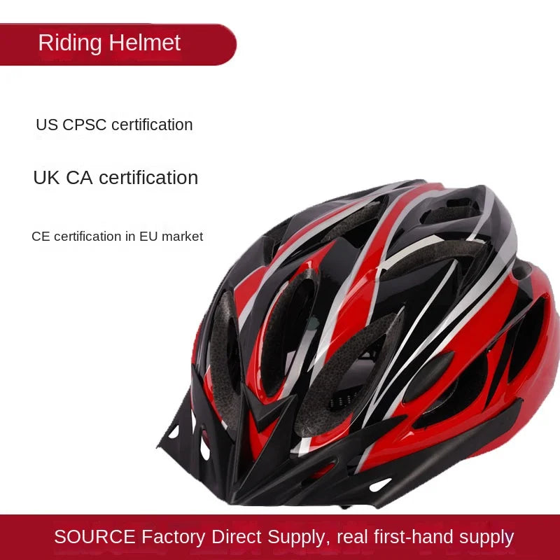 Nuevo casco de ciclismo con forro cómodo, ligero, hueco, para hombres y mujeres, seguridad de conducción ajustable, protección para la cabeza, bicicleta, casco MTB