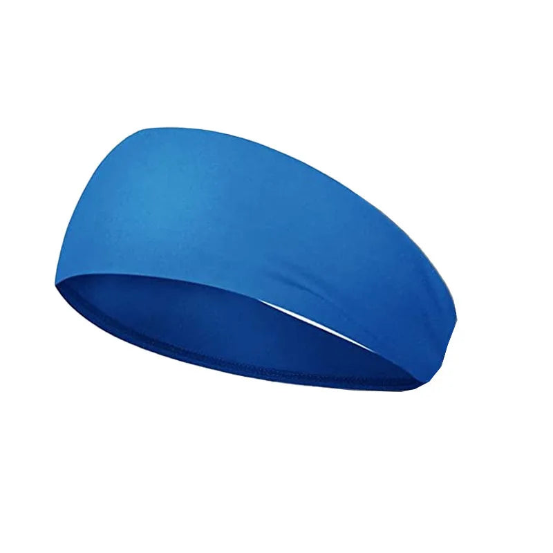Diadema deportiva para hombre y mujer, banda elástica para el sudor para gimnasio, Fitness, correr, Yoga, diadema, bandas para el cabello absorbentes transpirables de secado rápido
