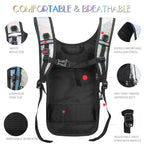 Mochila impermeable portátil para bicicleta con capa aislante, bolsa de agua de 3L, bolsa para deportes al aire libre, escalada, senderismo, mochila de hidratación